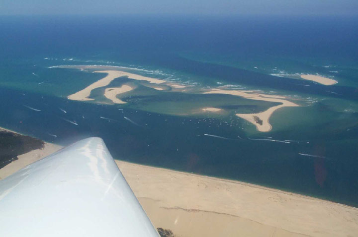 Survol de la dune du Pylat - Banc d'Arguin